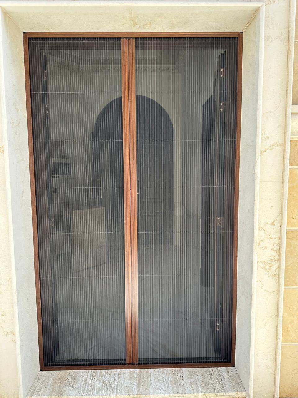 Insect screen on an apartment balcony in Dubai